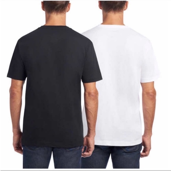 NWT Hurley Men Graphic Tee, 2-Pack BLACK/WHITE - size XXL - Picture 3 of 12